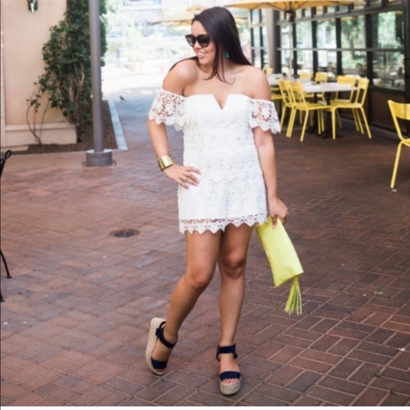 Yumi kim best day white lace romper - Picture 2 of 11